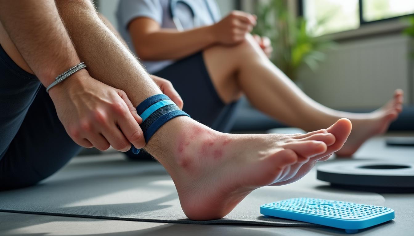 Entorse de la cheville : pourquoi la rééducation est indispensable pour une guérison complète